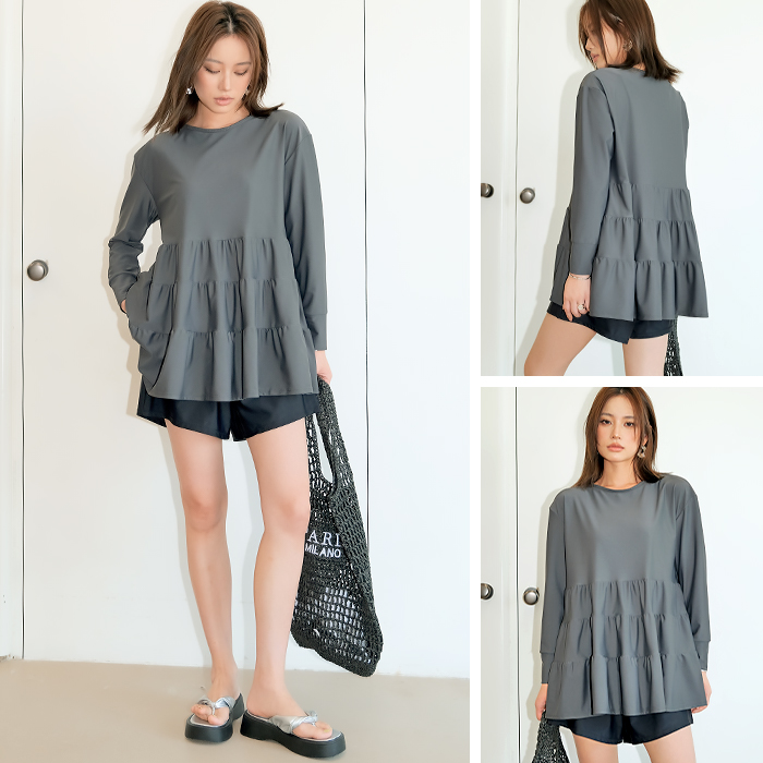 水着 レディース セット水着 ラッシュトップス