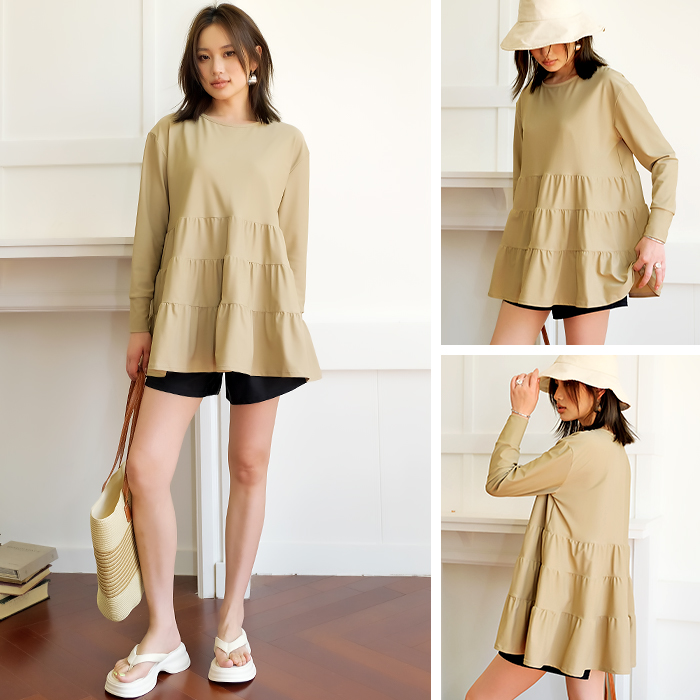 水着 レディース セット水着 ラッシュトップス