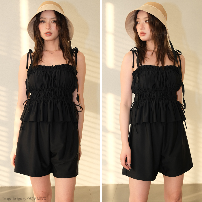 水着 レディース 体型カバー タンキニ ショートパンツセット