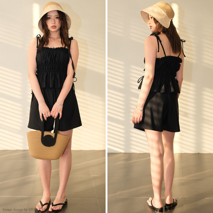 水着 レディース 体型カバー タンキニ ショートパンツセット