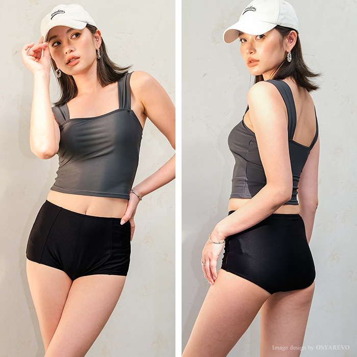 タンキニ 水着 セットアップ