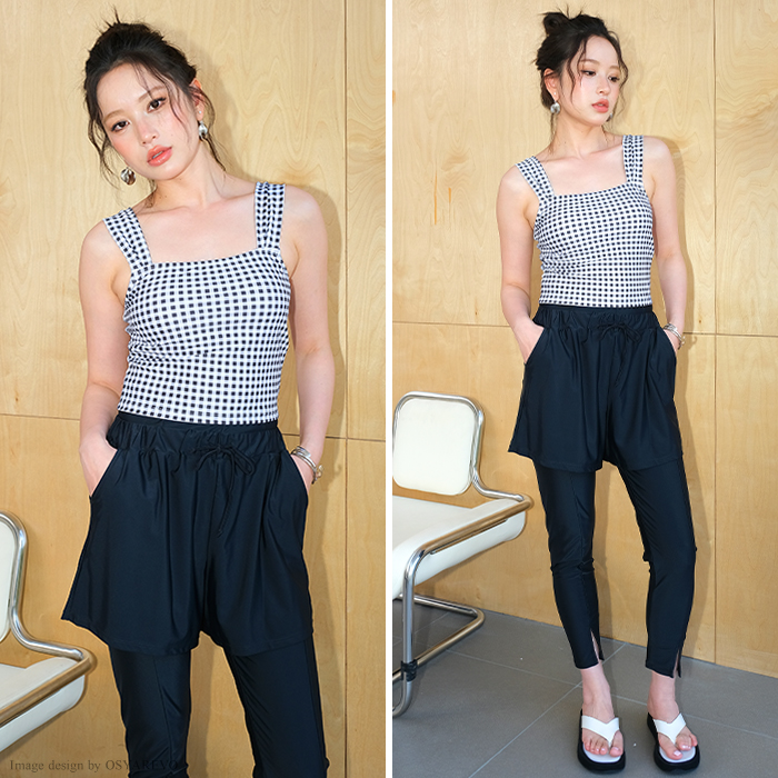 タンキニ 水着 セットアップ