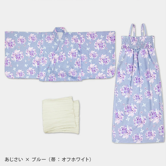 2025 新作 浴衣 子供 セパレート 女の子 3点セット