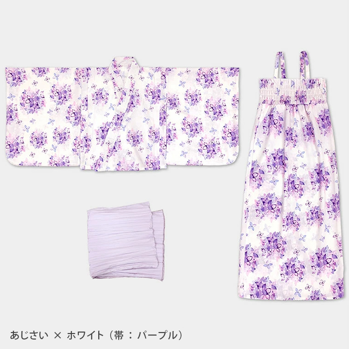 2025 新作 浴衣 子供 セパレート 女の子 3点セット