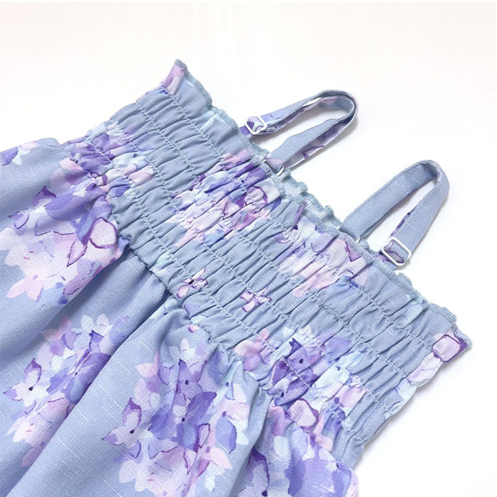 キッズ浴衣 セパレート 女の子 ワンピース 浴衣