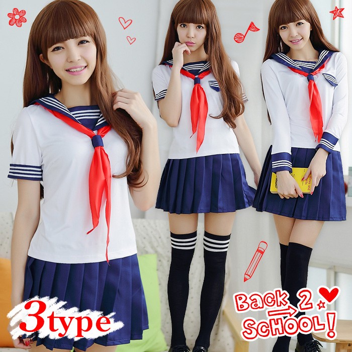 ハロウィン コスプレ 制服 セーラー服 コスチューム衣装 冬服 半袖 長袖 セーラー かわいい セクシー L1 オシャrevo 通販 Yahoo ショッピング