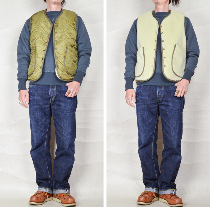 クッシュマン（Cushman）キルティング リバーシブルベスト 21500