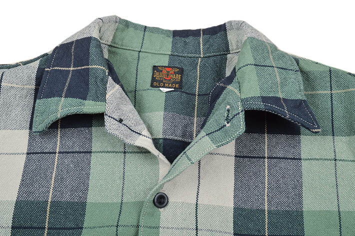 DELUXEWARE（デラックスウエア） ヘビーネルシャツ WILD TOWN HV-47