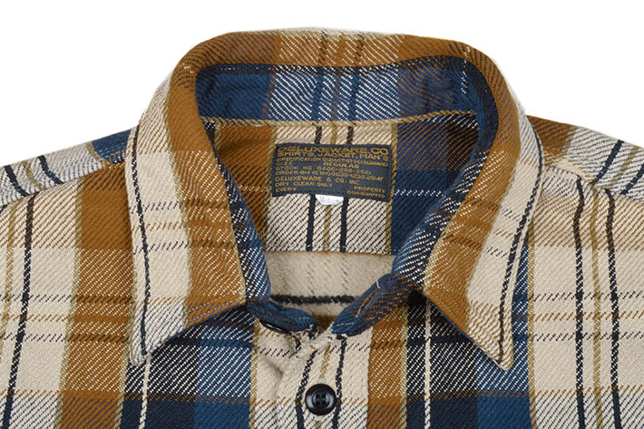 DELUXEWARE（デラックスウエア） ヘビーネルシャツ HV-53