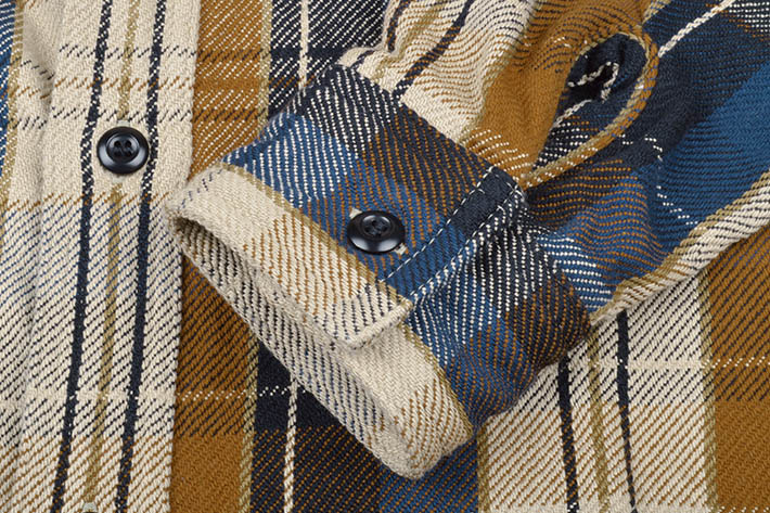 DELUXEWARE（デラックスウエア） ヘビーネルシャツ HV-53