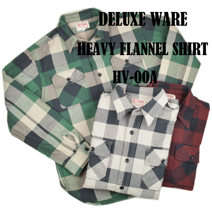 DELUXEWARE（デラックスウエア） バッファローチェック ヘビー
