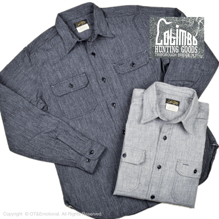 コリンボ（COLIMBO）シャンブレーワークシャツ Hillhead Shirt ZY-0310