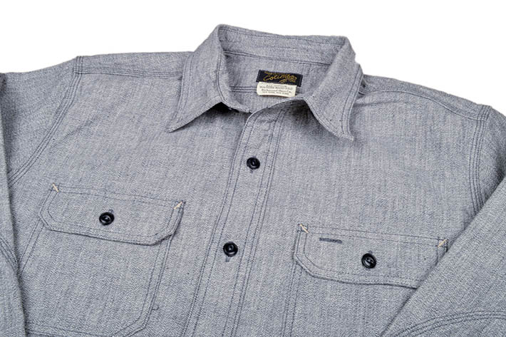 コリンボ（COLIMBO）シャンブレーワークシャツ Hillhead Shirt ZY-0310