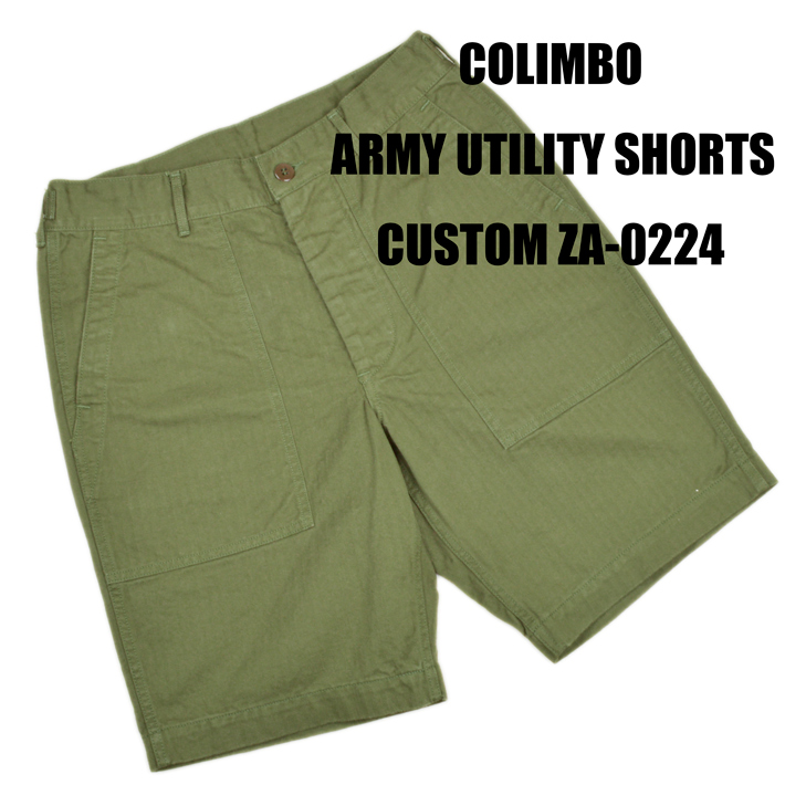 COLIMBO コリンボ 50's Army Utility Shorts 34 コリンボ コリンボ（COLIMBO）ミリタリーショーツ ARMY UTILITY SHORTS