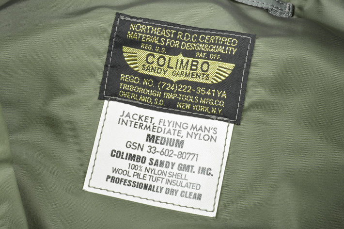その他 kk コリンボ コリンボ（COLIMBO）フライトジャケット TYPE MA-1 J-8279