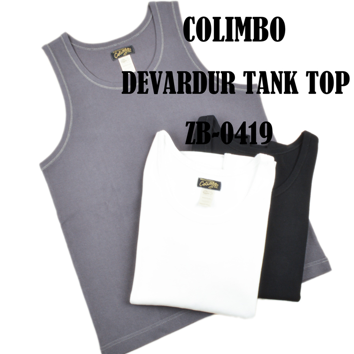 コリンボ コリンボ（COLIMBO）ヘビーフライス タンクトップ DEVARDUR
