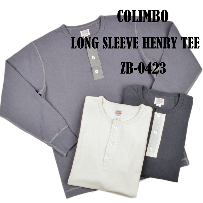 �R�����{�iCOLIMBO�jLONG SLEEVE HENRY TEE ZB-0423