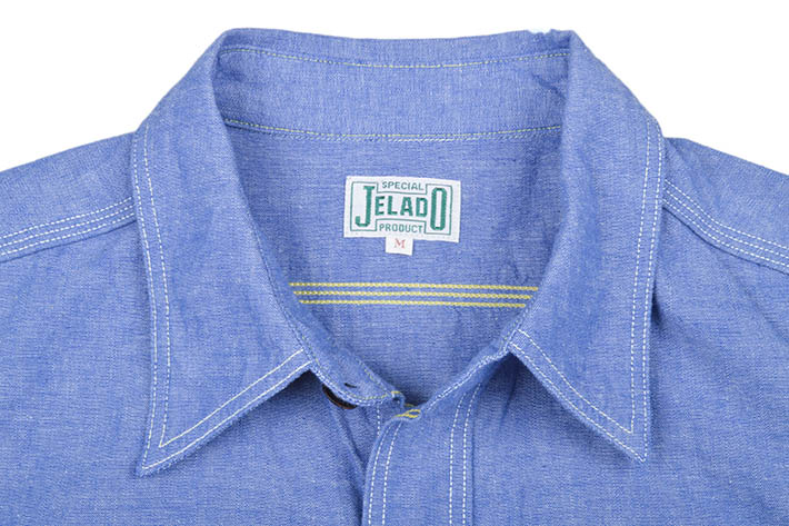 JELADO ジェラード Work Shirt 半袖 シャンブレーワークシャツ JELADO ジェラード(JELADO)半袖シャンブレーワークシャツ