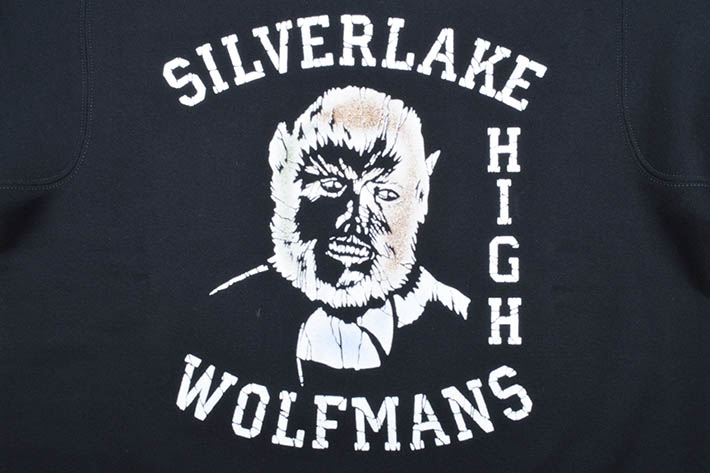 JELADO（ジェラード） フロッキープリント スウェット WOLF MAN