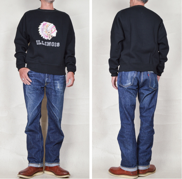 JELADO ジェラード(JELADO) フロッキープリント スウェット ILLINOIS