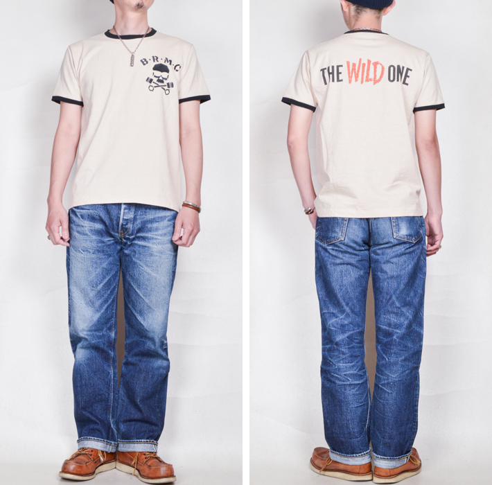 トイズマッコイ（TOYS McCOY）リンガーTシャツ“THE WILD ONE”TMC2213