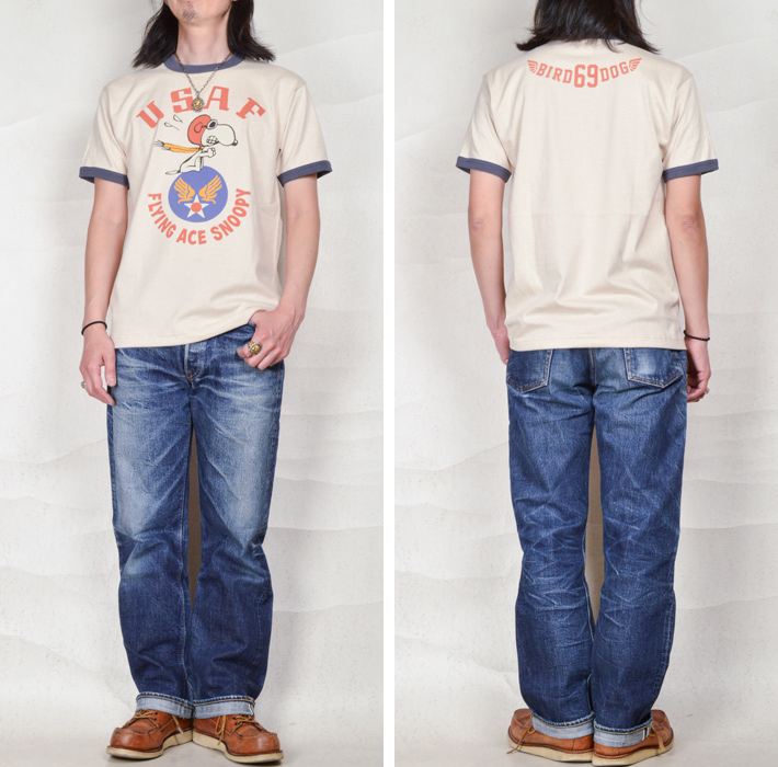 トイズマッコイ（TOYS McCOY）Tシャツ SNOOPY“FLYING ACE