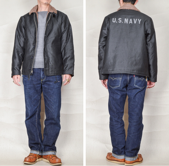 ジャケット・アウター TOYS McCOY N-1 JACKET 42 TOYS McCOY Jacket Men's Reproduction of US Navy N-1 Deck Jacket N1