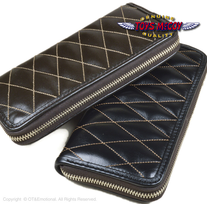 トイズマッコイ（TOYS McCOY）キルテッドレザー ロングウォレット