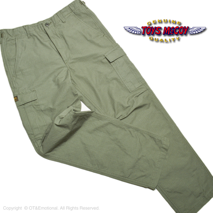 トイズマッコイ（TOYS McCOY）ミリタリーパンツ MILITARY TROUSERS RIPSTOP TMP2301｜ot-emens