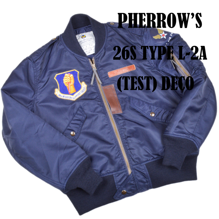 Pherrow's（フェローズ） フライトジャケット 26S-L-2A(TEST)DECO