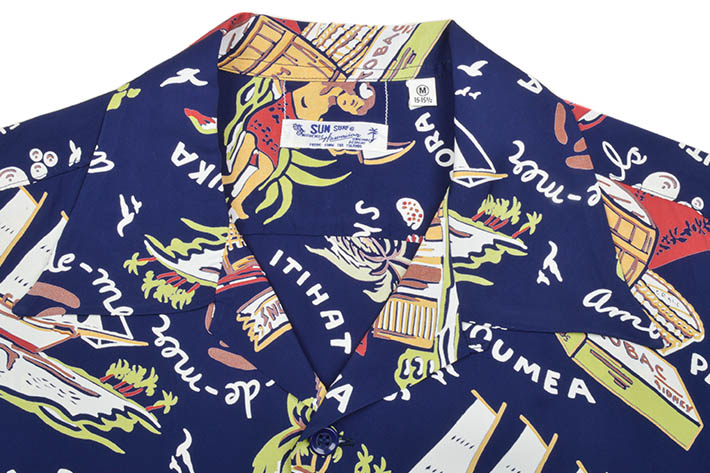 SUN SURF サンサーフ アロハ 半袖 サイズM サンサーフ（SUN SURF）半袖アロハシャツ SOUTH SEA TRADER SS39223