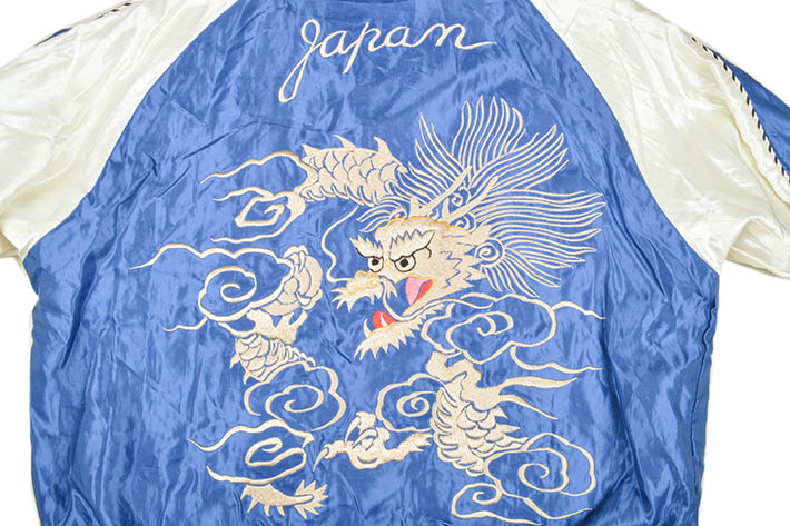 テーラー東洋（TAILOR 東洋）アセテート スカジャン WHITE DRAGON