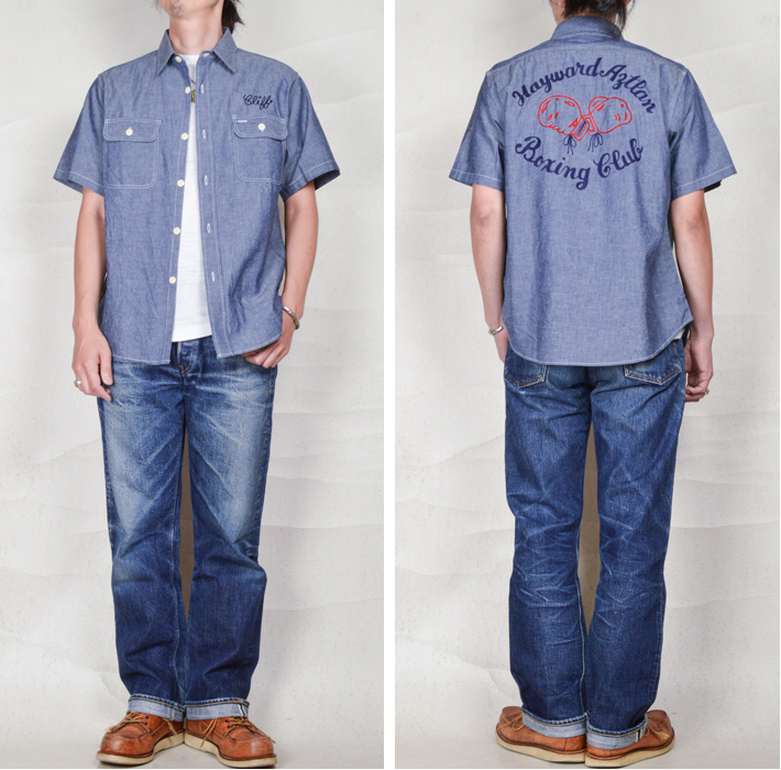 ※値下げ【定番】SUGAR CANE 半袖シャンブレーシャツ M 楽天市場】シュガーケーン（SUGAR CANE）半袖シャンブレーワーク