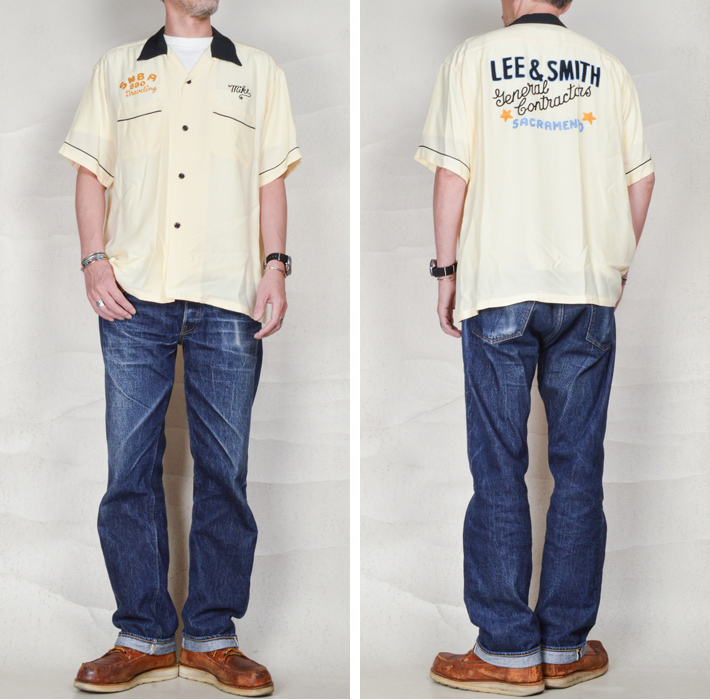 スタイルアイズ（STYLE EYES）レーヨンボーリングシャツ LEE&SMITH