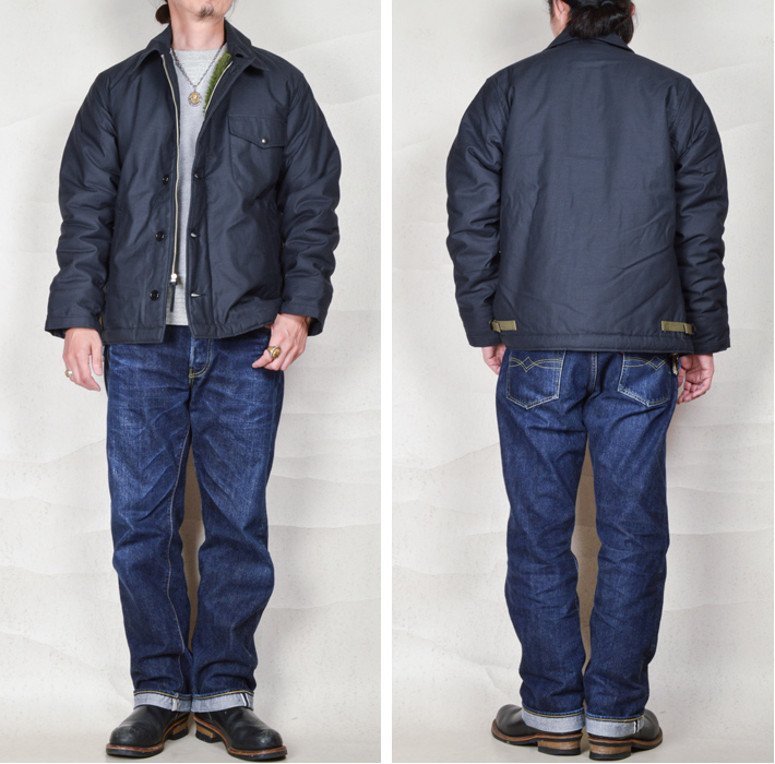 バズリクソンズ（Buzz Rickson's）A-2デッキジャケット DECK A-2 NAVY