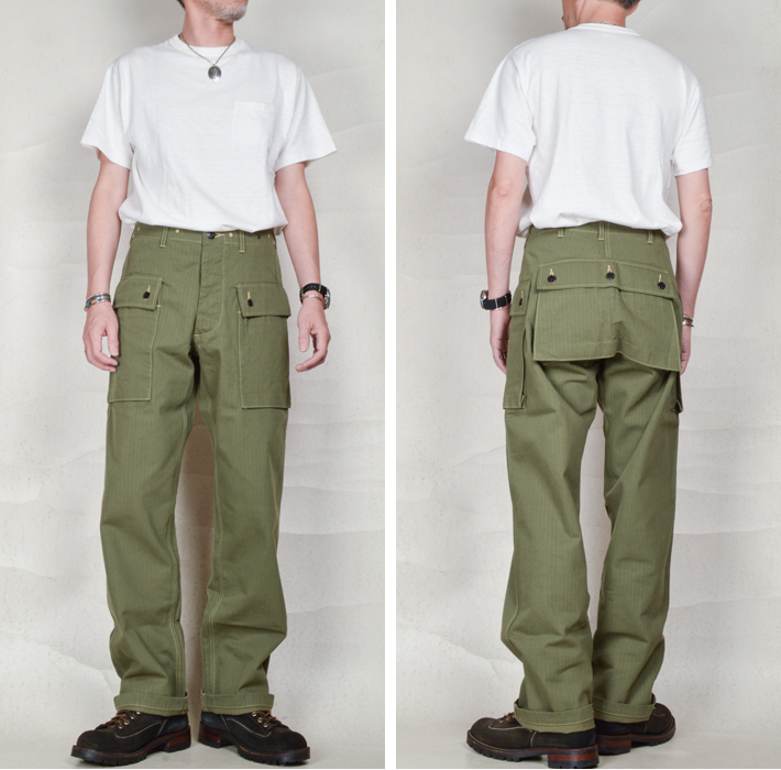 バズリクソンズ（Buzz Rickson's）ミリタリーパンツ USMC M-1944 H.B.T