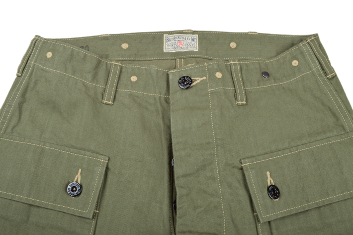 バズリクソンズ（Buzz Rickson's）ミリタリーパンツ USMC M-1944 H.B.T