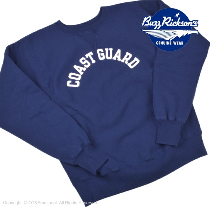 希少サイズ バズリクソンズ coast guard スウェット ネイビー XL
