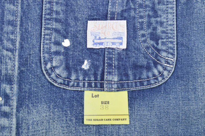 SUGAR CANE シュガーケーン（SUGAR CANE）カバーオール 11oz BLUE