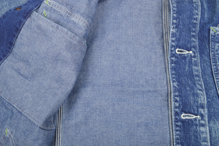 SUGAR CANE シュガーケーン（SUGAR CANE）カバーオール 11oz BLUE