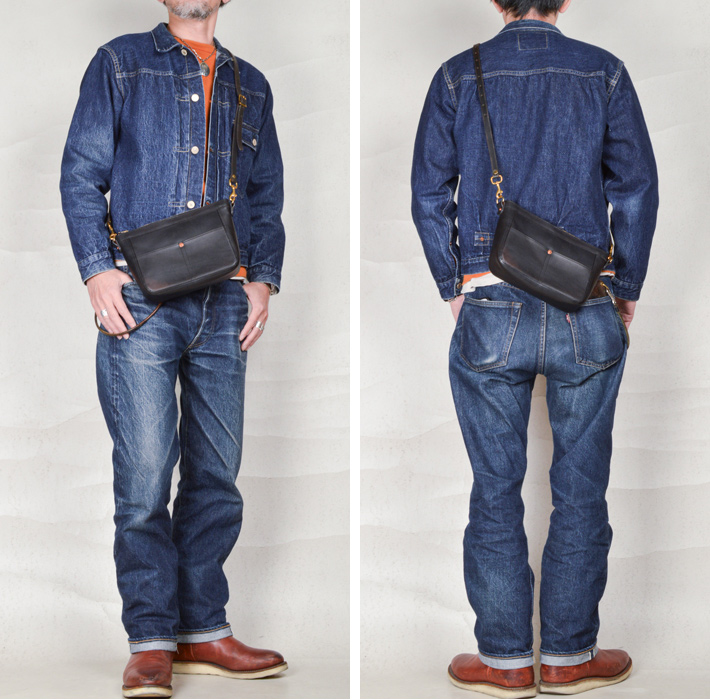 ヴァスコ（vasco）LEATHER TELEPHONE SHOULDER BAG SMALL VS-313L