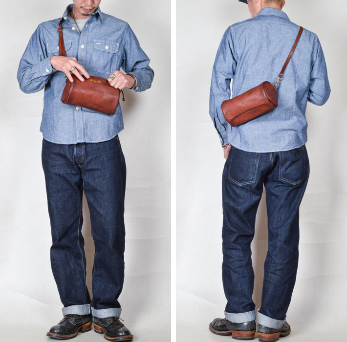 ヴァスコ（vasco）LEATHER OLD DRUM BAG VSE-290L : OT&Emotional