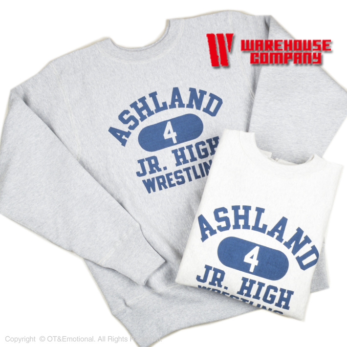 ウエアハウス（WAREHOUSE）リバースタイプスウェット 483 ASHLAND