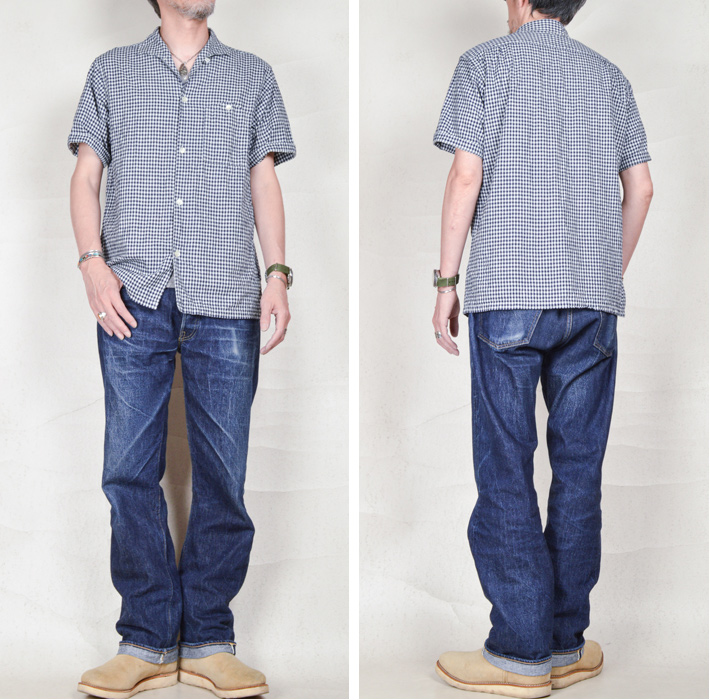 【美品】ウエアハウス オープンカラーシャツ サイズ40 ウエアハウス 3091 S/S OPEN COLLAR SHIRTS オープンカラー