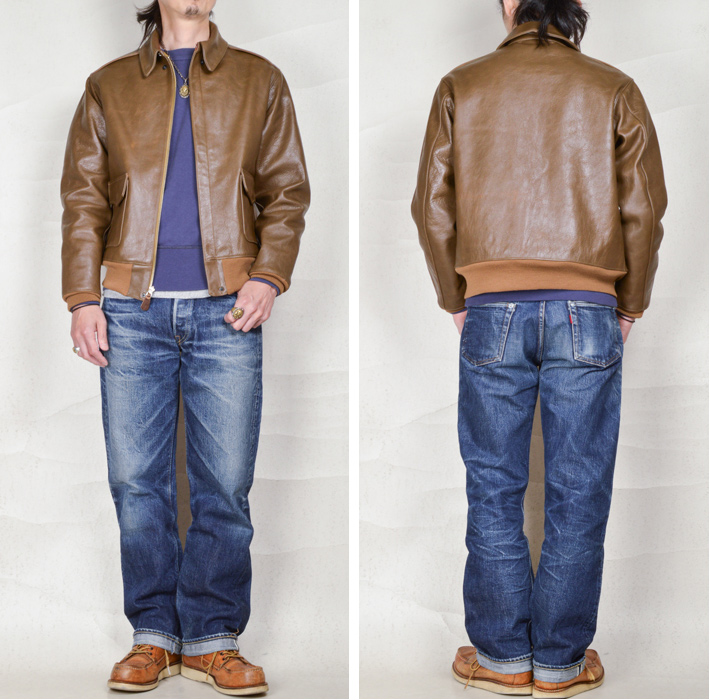 WAREHOUSE（ウエアハウス） TYPE A-2 WERBER LEATHER COAT CO. 2232
