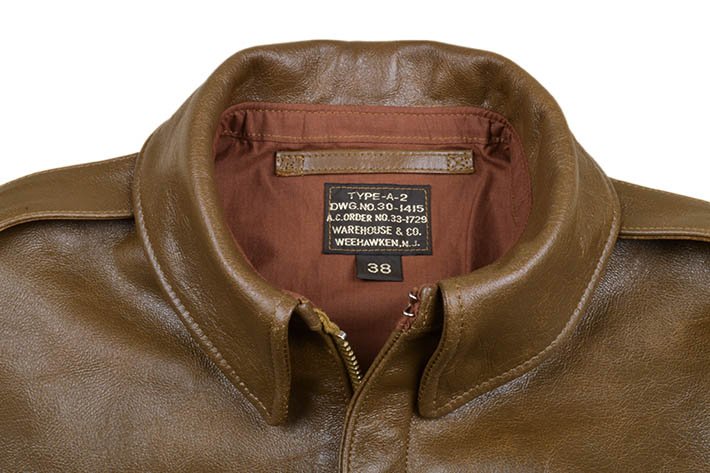 WAREHOUSE（ウエアハウス） TYPE A-2 WERBER LEATHER COAT CO. 2232