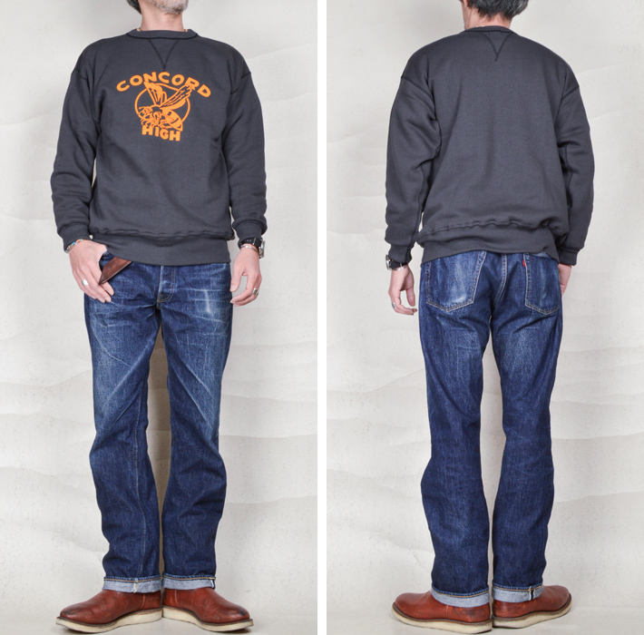 WAREHOUSE（ウエアハウス） セットインスリーブ スウェット 401