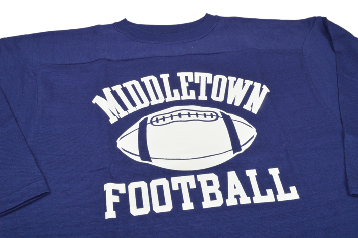 WAREHOUSE（ウエアハウス） 7分袖フットボールT 4063 MIDDLETOWN
