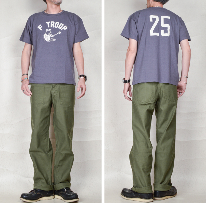 WAREHOUSE（ウエアハウス） Tシャツ 2ND HAND 4064 F TROOP