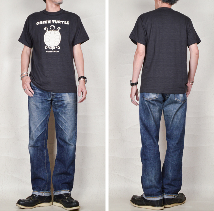 WAREHOUSE（ウエアハウス） Tシャツ 4601 GREEN TURTLE : OT&Emotional